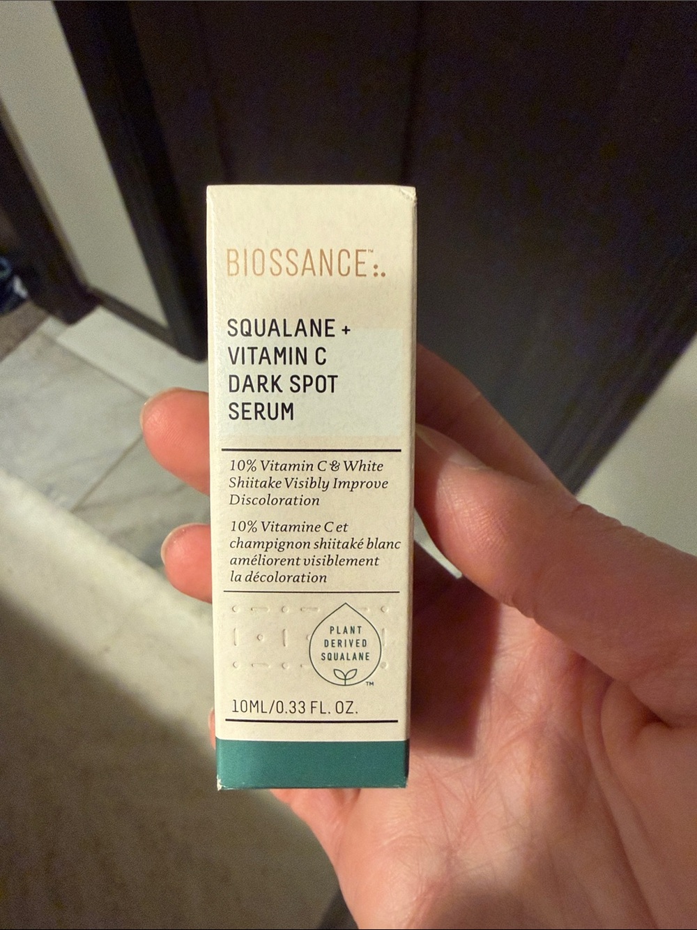 New Biossance Vitamin C dark spot serum